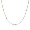 Cadena Eslabón-Plata y Oro-Sin piedra-CD5016 sinpiedra