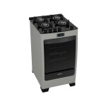 COCINA S/GAS - TERMOCUPLA- MESA VIDRIO - ENC. ELEC.- AUTO LIMP. negro