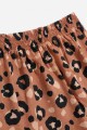 Short animal print TOSTADO