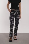 PANTALON LAURA ESTAMPADO NEGRO Y ROSA