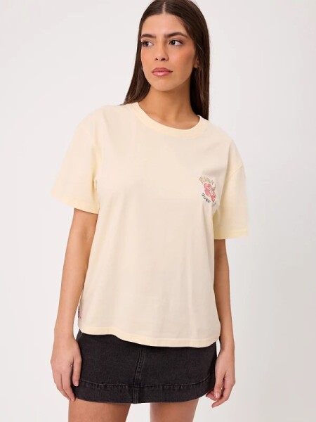 T-SHIRT RUSTY HIDAYA CREMA