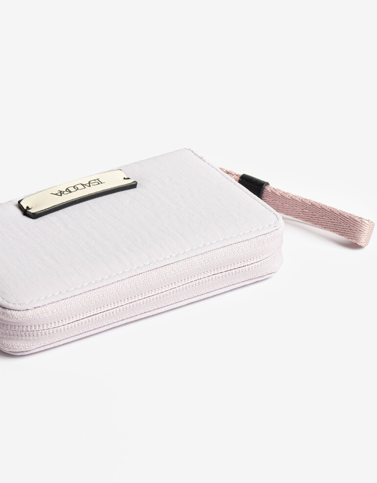 Billetera Zip Round Violeta Lila