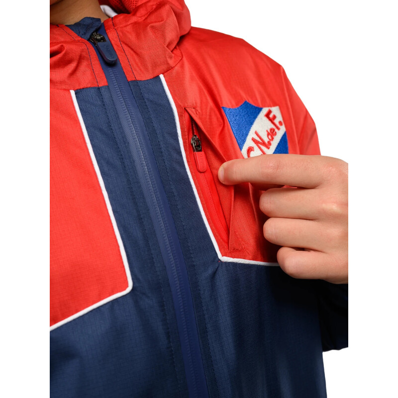 Campera De Lluvia Umbro Drift NIños NU243107 Rojo-azul