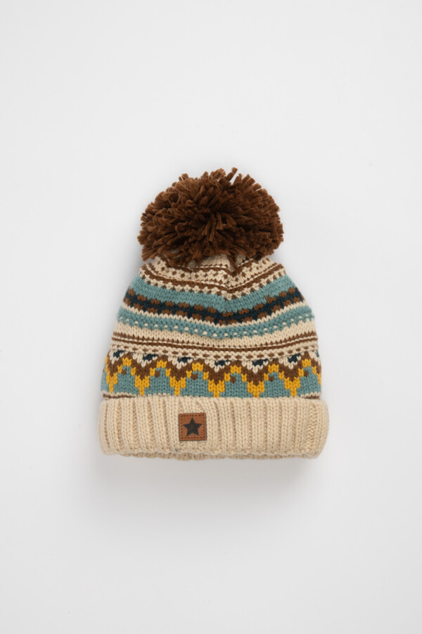 Gorro punto bariloche Multicolor