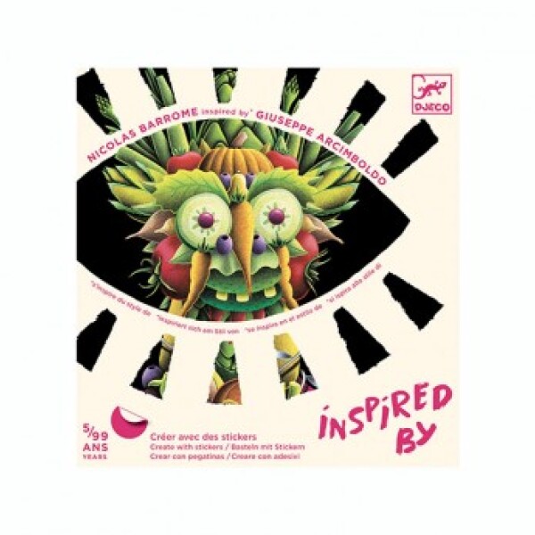 Juego Djeco stickers vegetales Única
