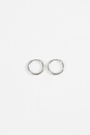Aros acero small plateado