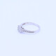 Anillo oro 18k blanco con brillantes. Anillo oro 18k blanco con brillantes.