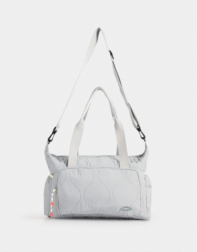 Bolsos Puffy Bolso Deportivo Acolchado - Azul Celeste