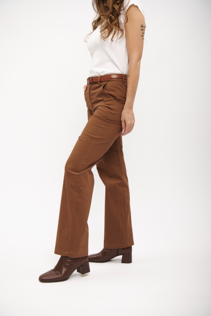 PANTALON WIDE ACTIVE CHOCOLATE