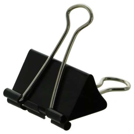 APRIETA PAPEL X8PCS METAL NEGRO 19MM LARGO CAJA ACRILICO 24442 APRIETA PAPEL X8PCS METAL NEGRO 19MM LARGO CAJA ACRILICO 24442