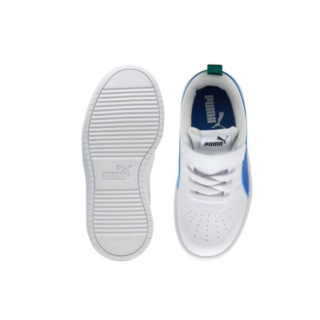Championes Puma Rickie AC de niño White & Blue