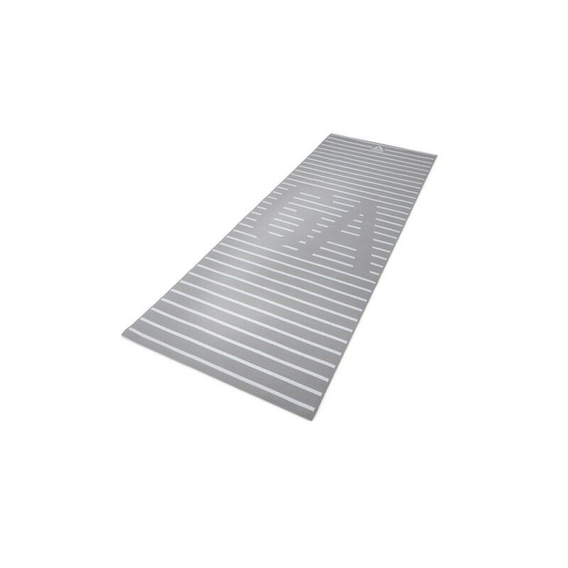 Colchoneta Yoga Mat 4mm Negra Reebok Gris