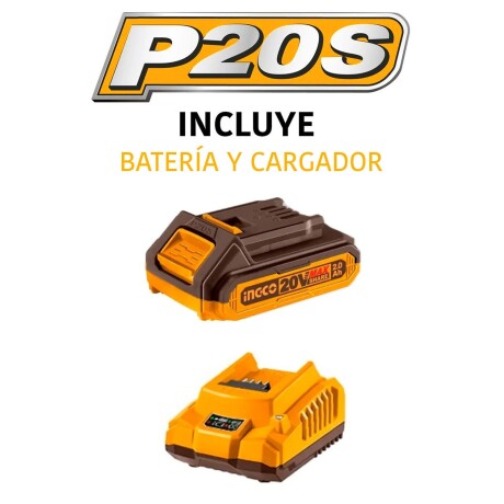 Mini Motosierra Inalámbrica Ingco 20V con Bateria y Cargador Mini Motosierra Inalámbrica Ingco 20V con Bateria y Cargador