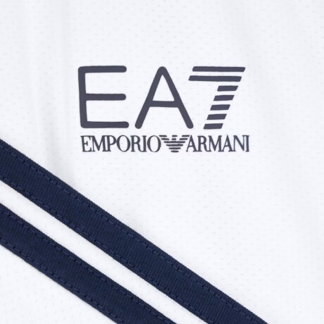 Remera EA7 Emporio Armani Tennis Polo Classic White