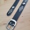 Cinto Snake Negro Plata