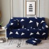 Funda sillón 2 cuerpos estampada Triángulos Azul