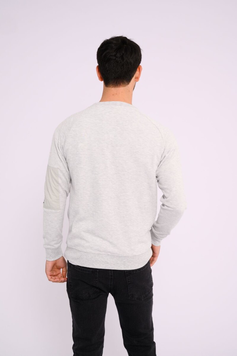 Buzo de felpa Gris melange