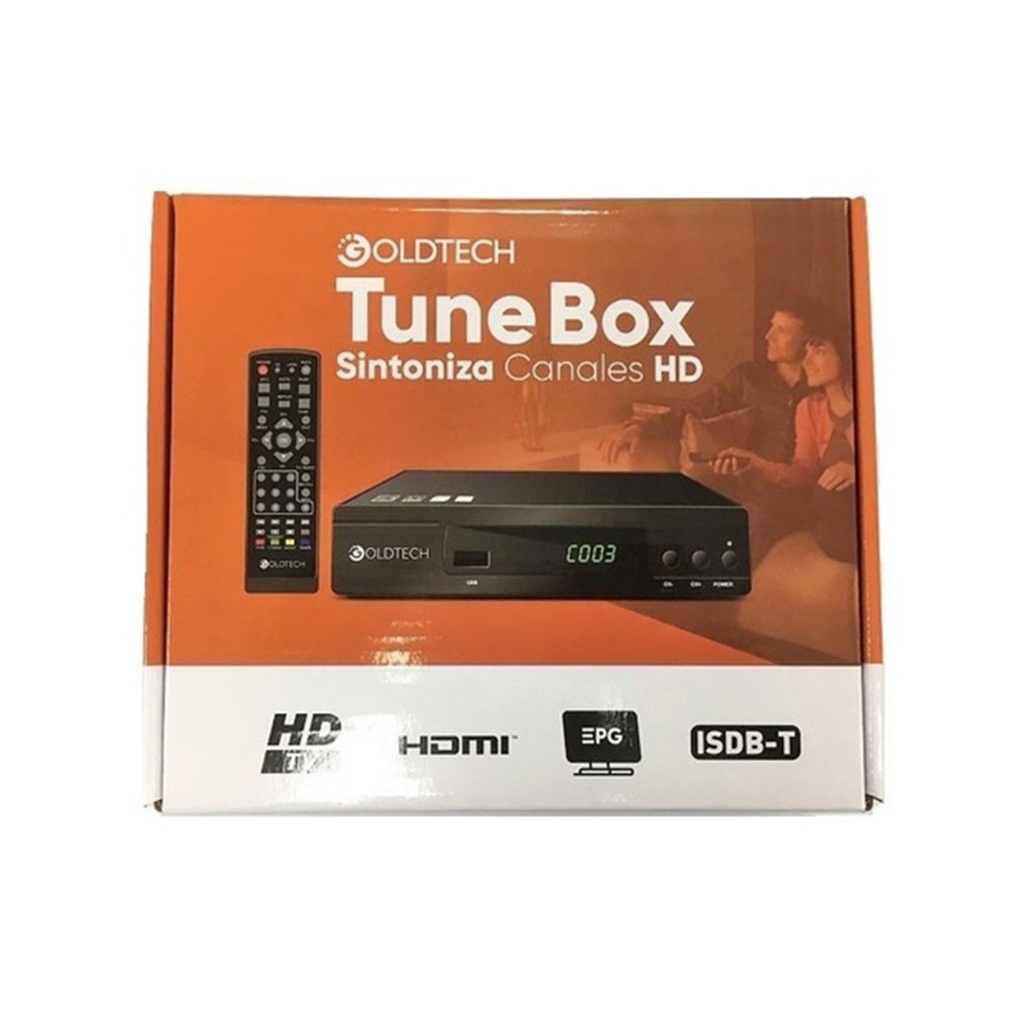 Sintonizador de TV Digital HD ISDB-T GOLDTECH Tunebox con Reproducción  Multimedia FHD y Control Remoto, oferta LOi.