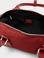 Bolso De Hombro Con Hebillas rojo
