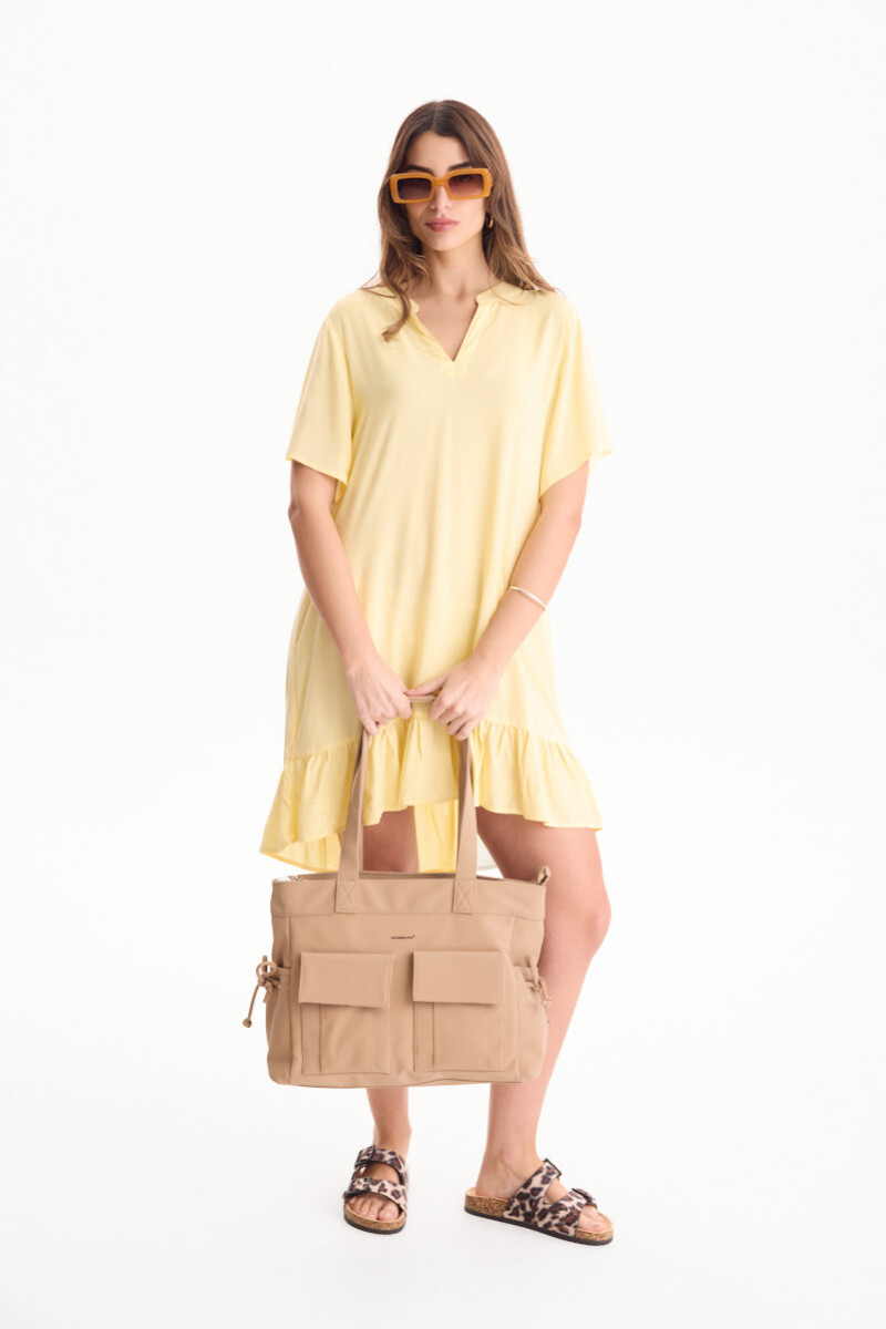 Cartera Torre Beige