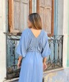 Vestido Agnes celeste