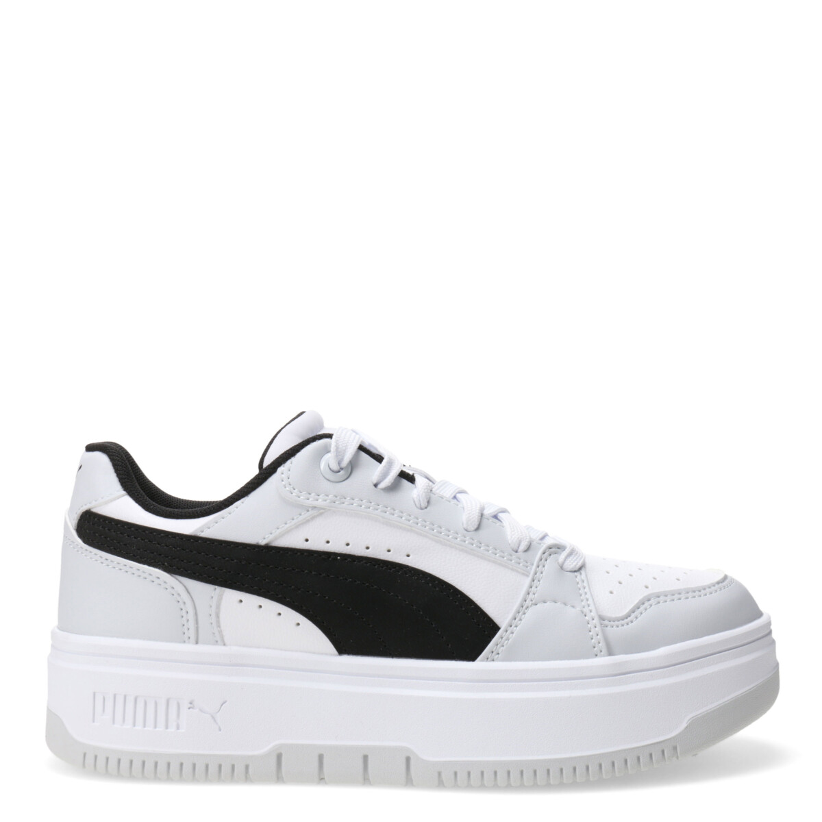 Championes de Mujer Puma Rebound Femme Low Puma - Blanco - Gris Claro - Negro 