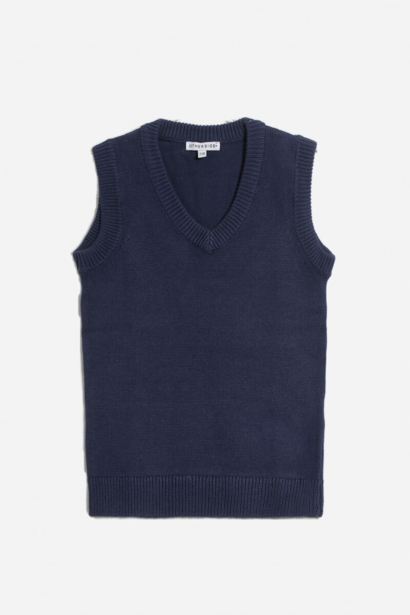 Chaleco básico AZUL