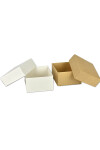 CAJA ECO 06 - 15X09X16 cm REVERSIBLE BLANCO - MADERA