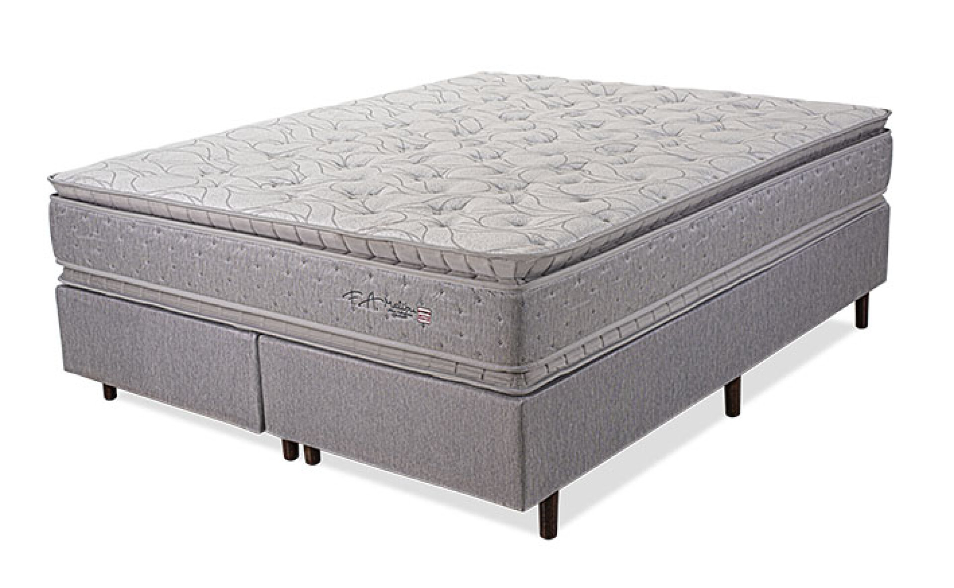 Sommier + Colchón Malibu Queen 158 x 198 x 68 