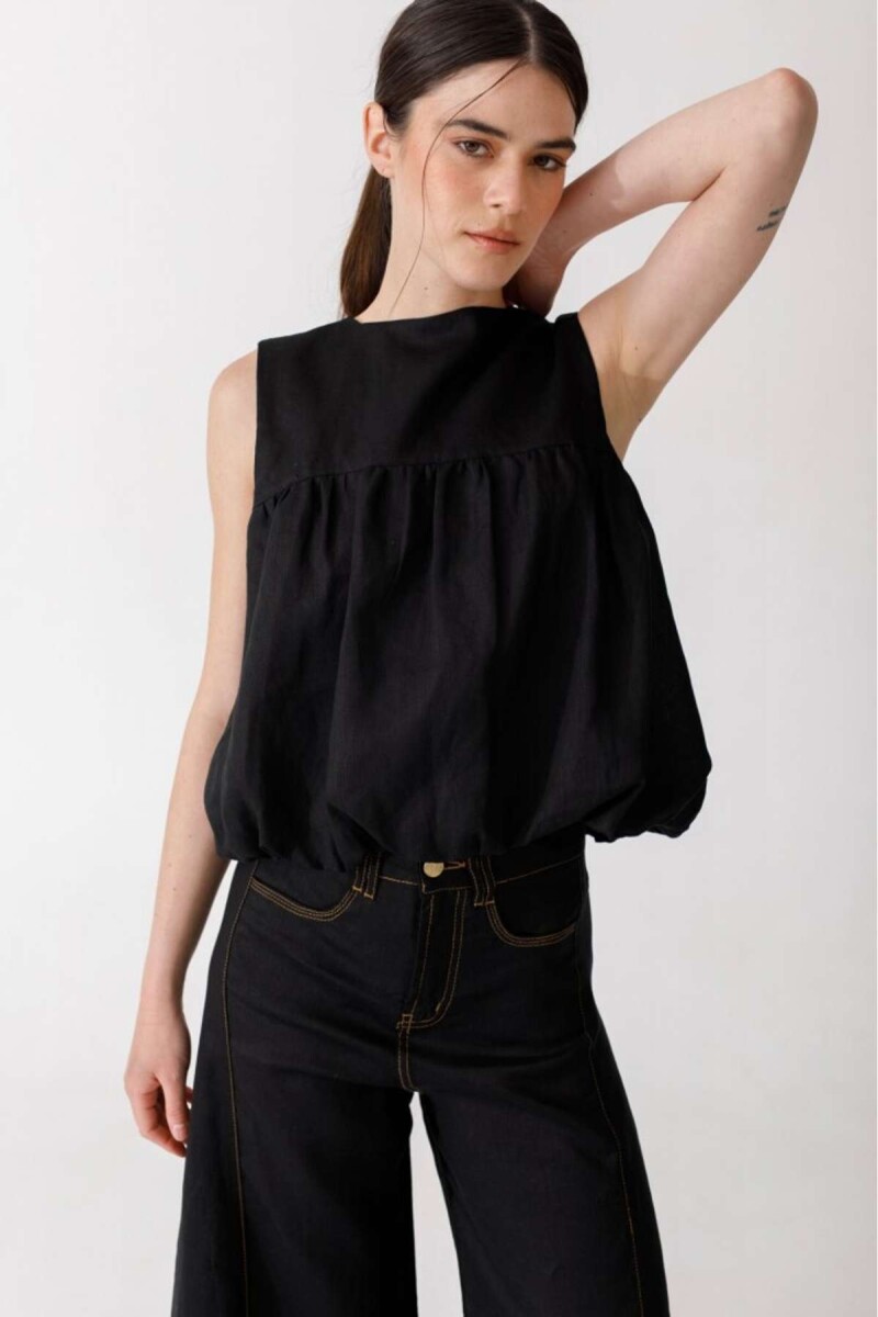 PRE VENTA TOP BALLOON - Negro 