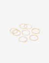 Sets Anillos Set De Anillos - Dorado