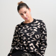 BUZO SLOWLY 2511 ANIMAL PRINT NEGRO