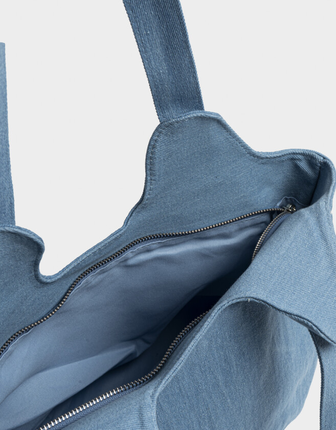 Shopper Carteras De Mano - Azul Celeste