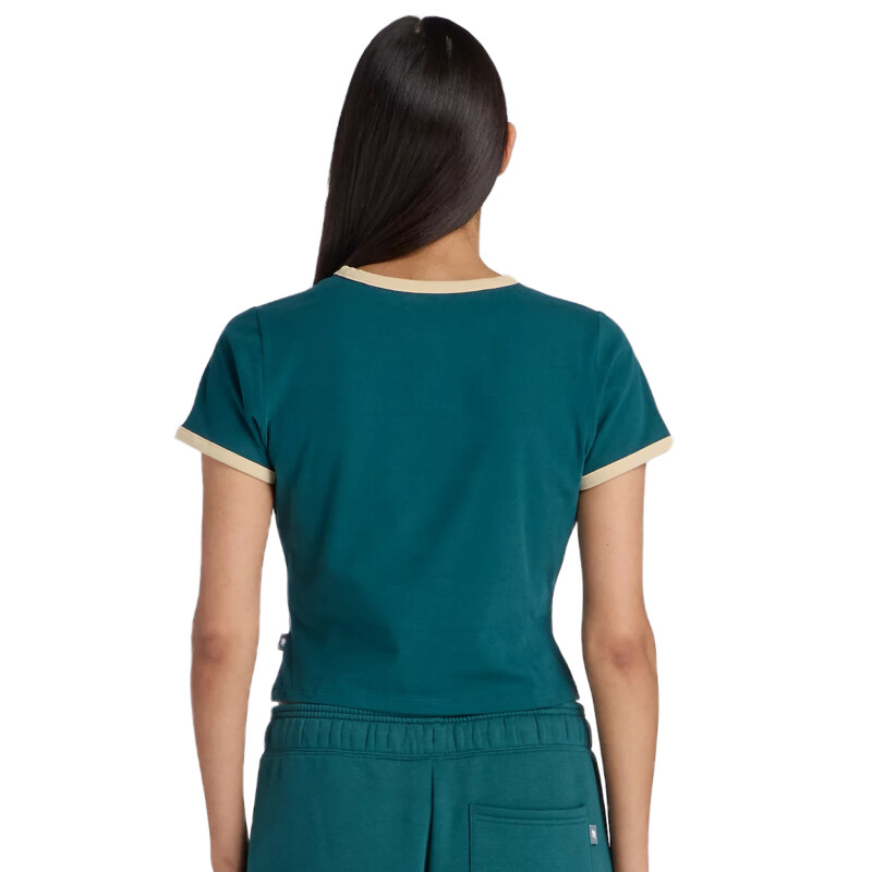 Remera MC New Balance Ringer - Verde Remera MC New Balance Ringer - Verde