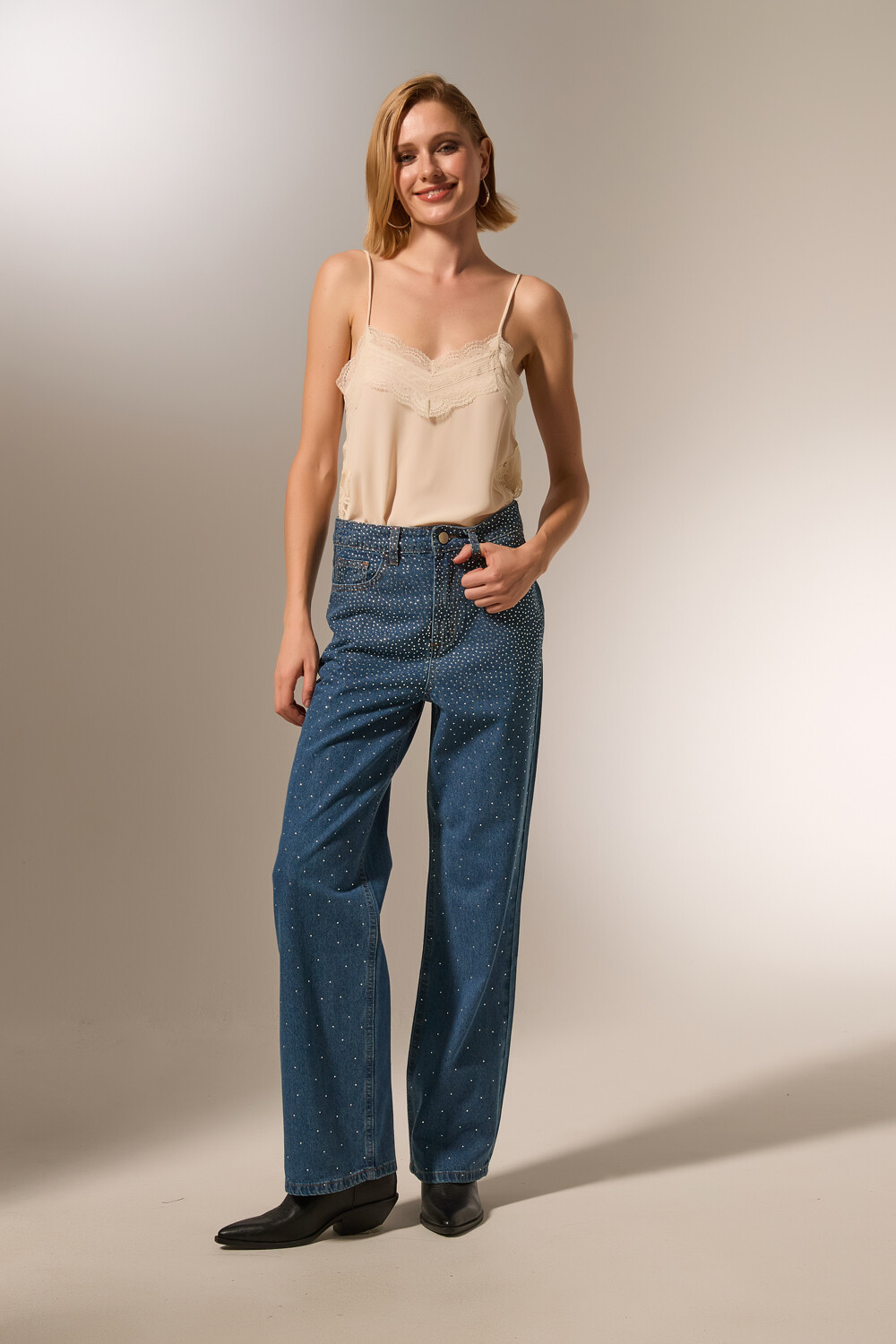 Pantalon Aquas Azul