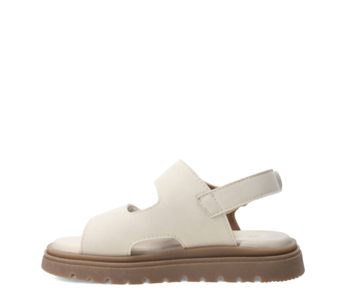 Sandalia JIVO con velcro Beige