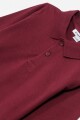 Remera de niño polo m/l BORDO