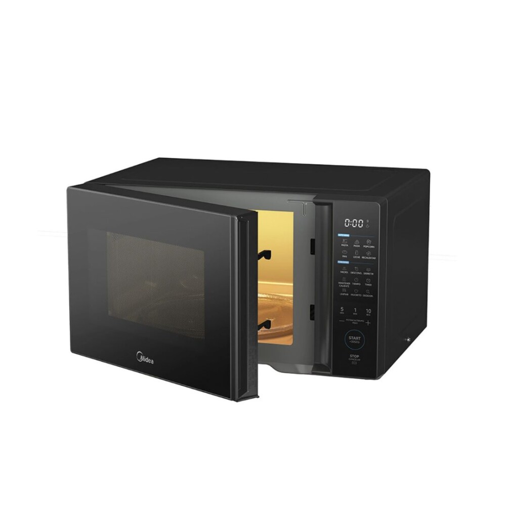 Horno Microondas 30L Negro - Modelo MMOP03MO - Midea Horno Microondas 30L Negro - Modelo MMOP03MO - Midea