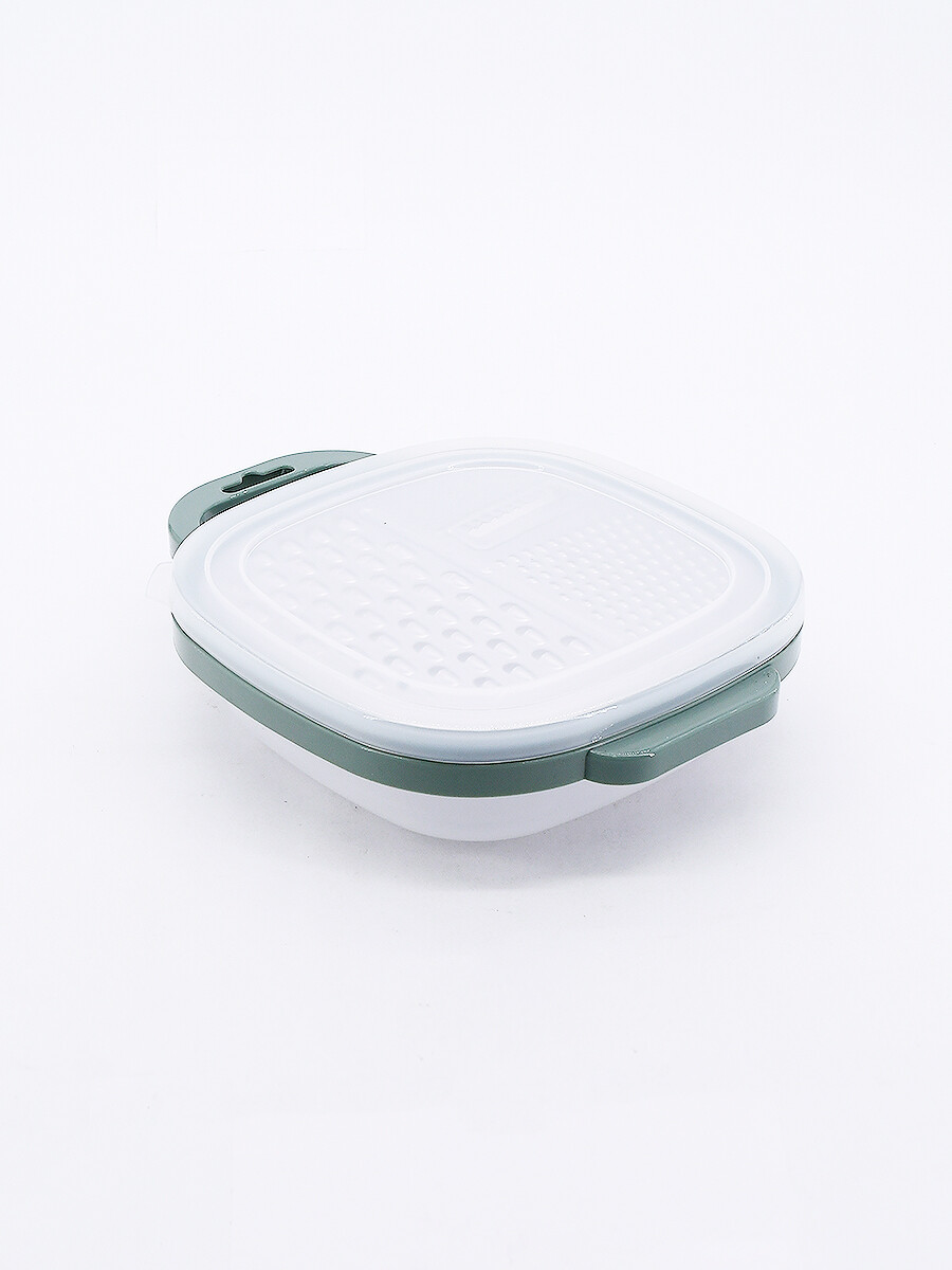 RALLADOR CON DISPENSADOR - VERDE 