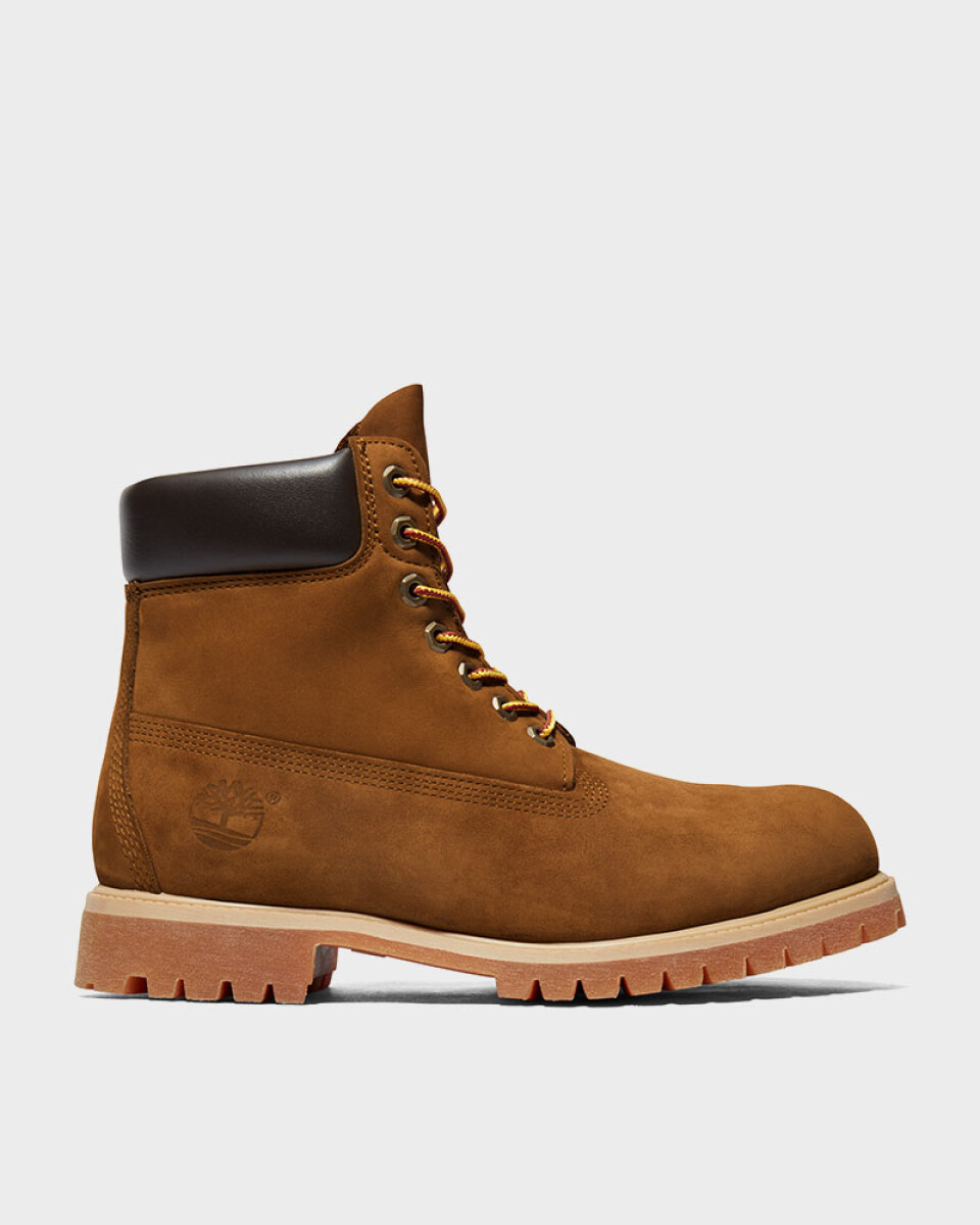 Botas Timberland Premium 6 Inch Waterproof Hombre - Dark Wheat Nubuck 