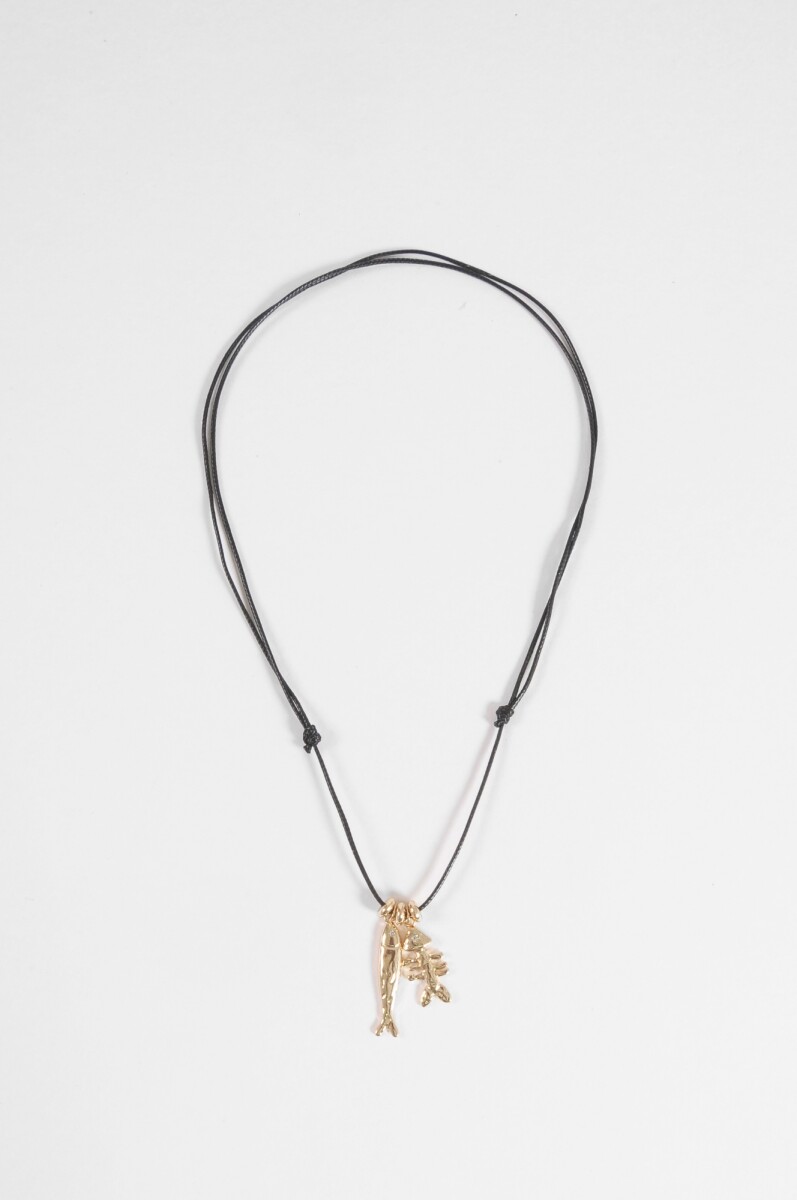 Collar cordón fisher - dorado 