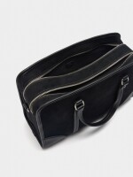 Bolso Tote Con Efecto Piel Y Asa Para El Hombro negro