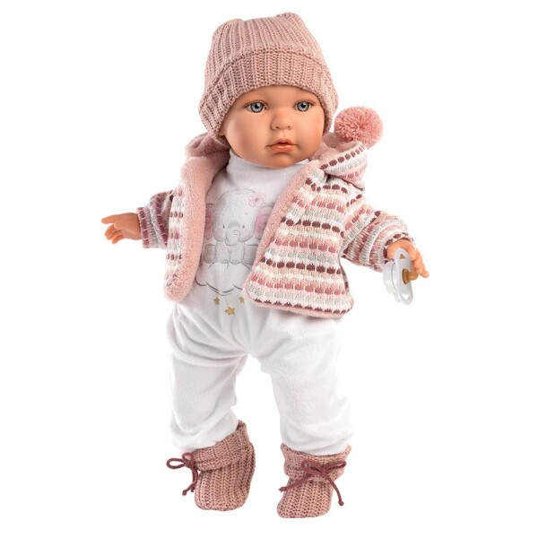 Bebota Llorens Julia Llorona Chupete 42 Cm Abrigo Pijama Variante Modelo Julia