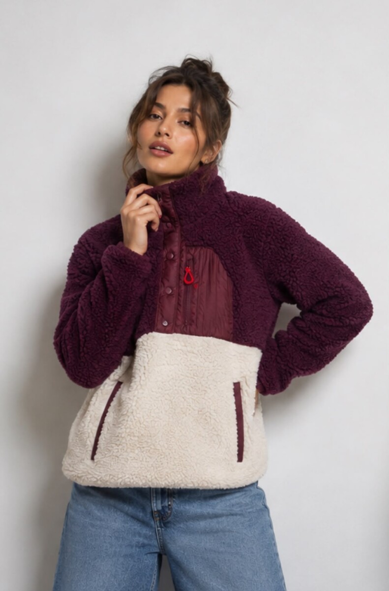 BUZO ROXY 60901 PIA - BORDO 