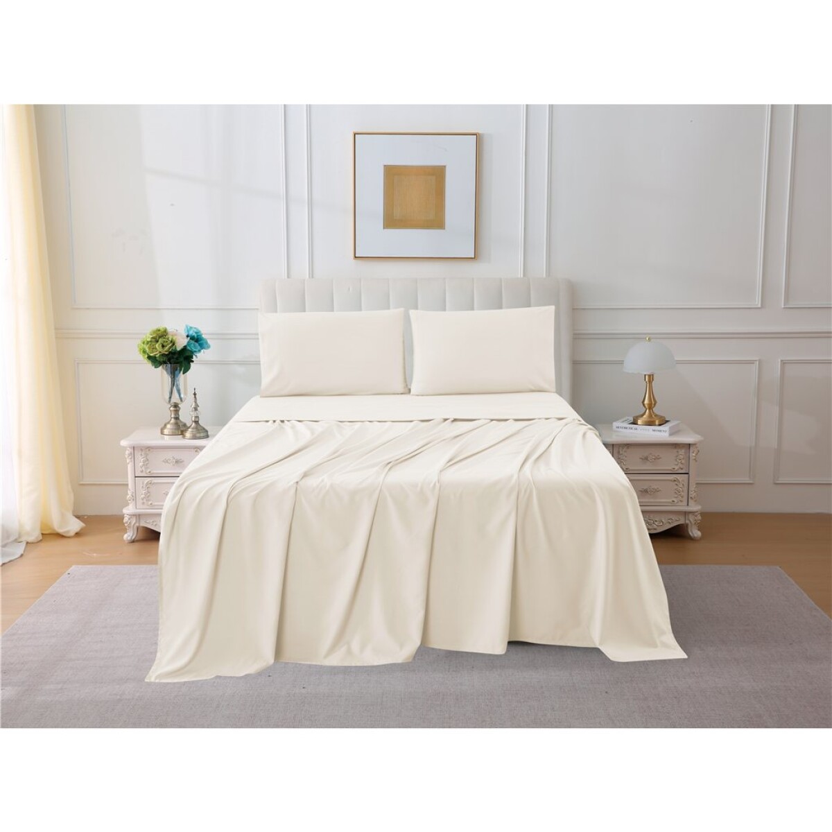 JGO SABANA ALG 144H TWIN 90x190+30CM DURAZNO 