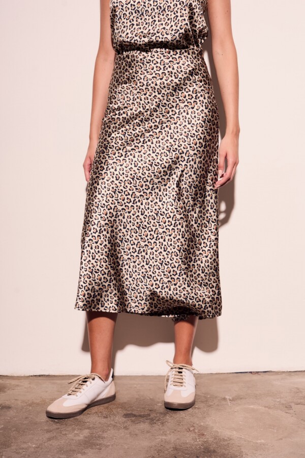 Falda Animal Print Multi