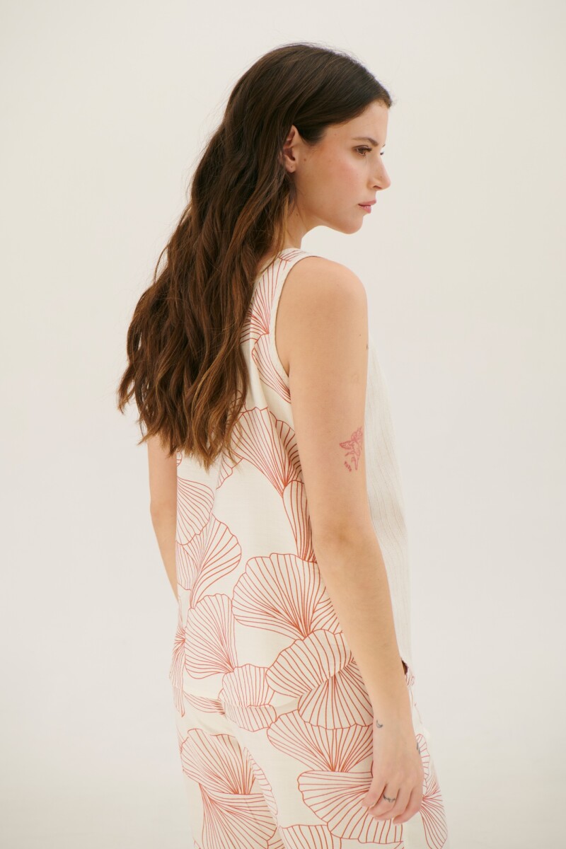 MUSCULOSA GINGKO ROJO