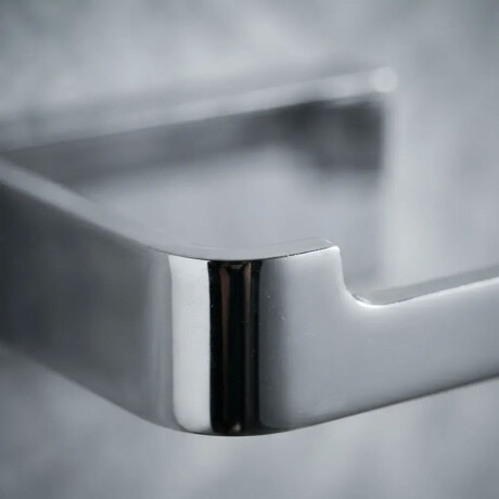 PORTA ROLLO LATON METAL TERM. BRILLO COLOR CROMO CROMO