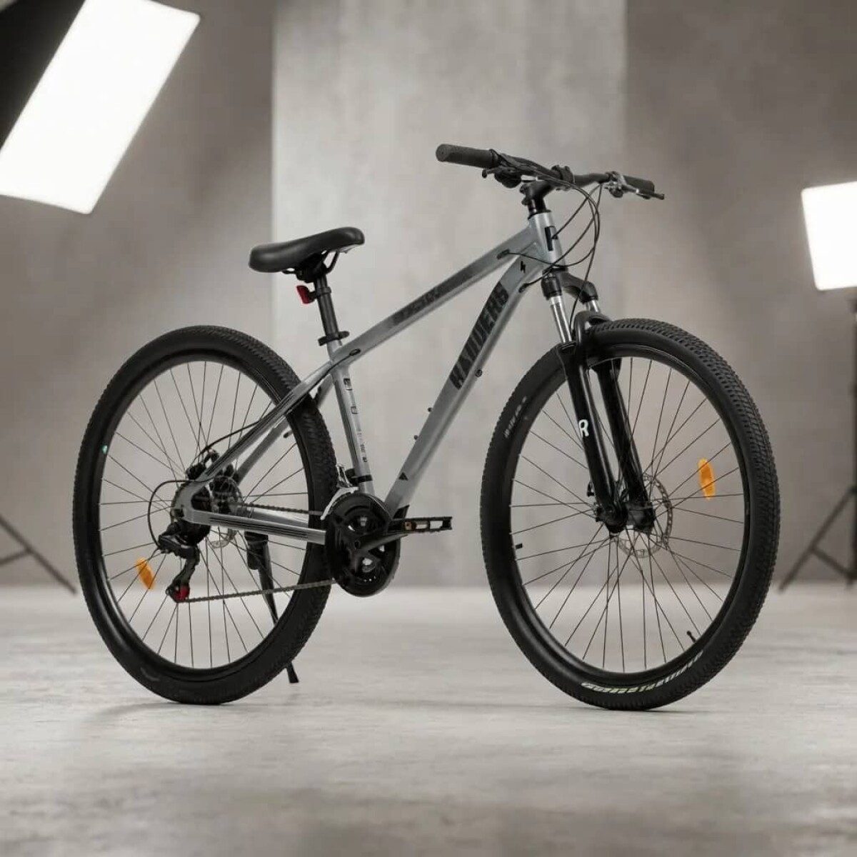 Bicicleta MTB BKE-I-29-LG Randers Kawill R29 21v Negro Gris 
