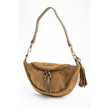 Cartera Gamuza Vegana Oliva